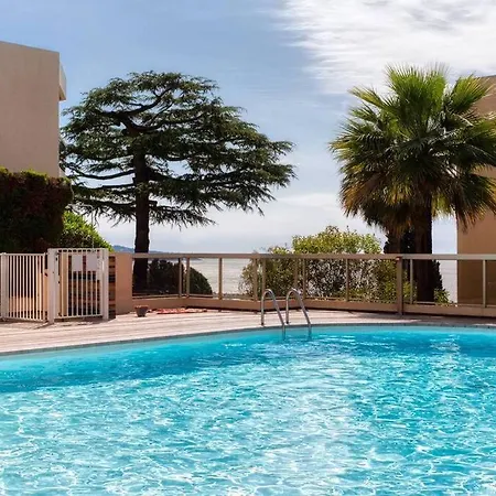 L11 Claire Fontaine Sea View 2 Bdr Ac Parking Swiming Pool Nizza