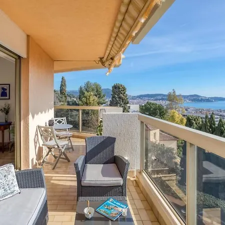 L11 Claire Fontaine Sea View 2 Bdr Ac Parking Swiming Pool Apartment *